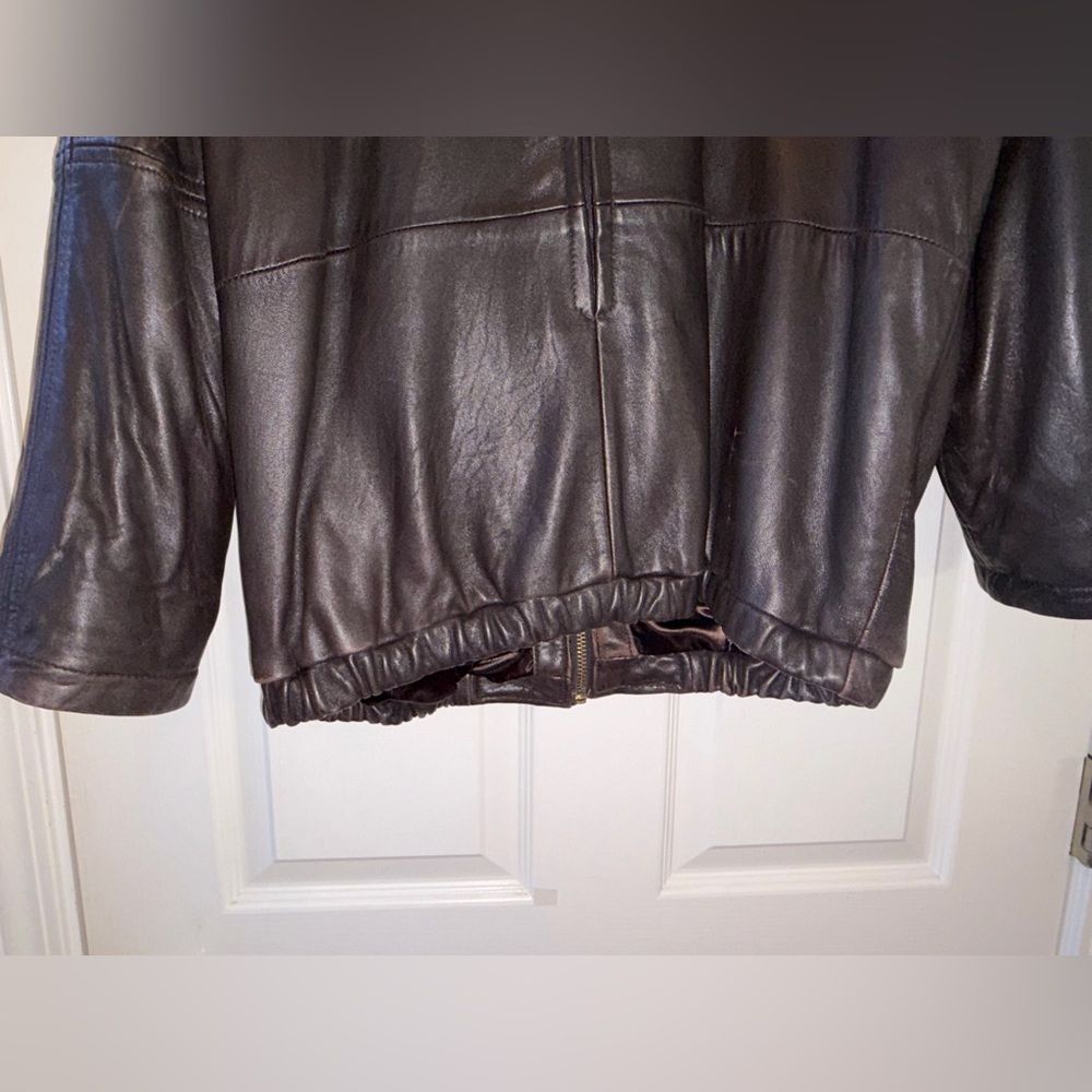 Vintage Marc New York Dark Brown Leather Jacket - Picture 12 of 12
